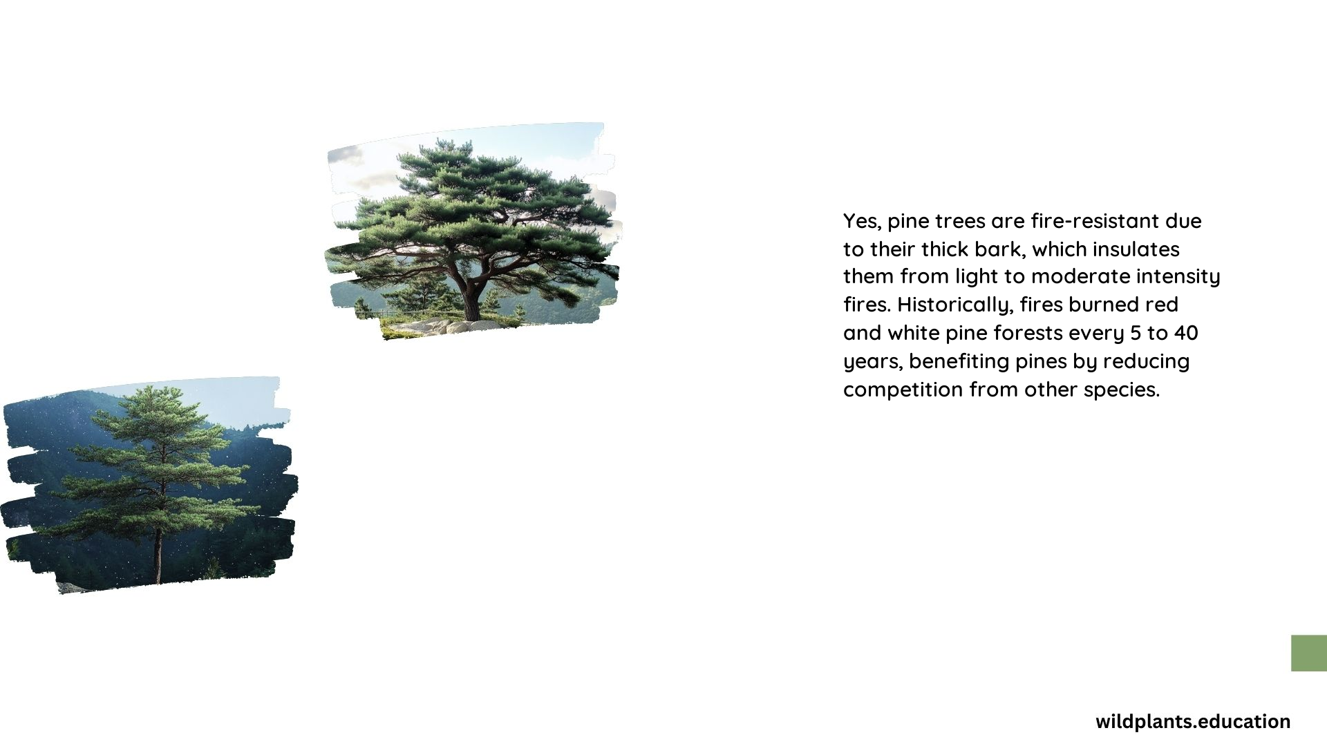 Are Pine Trees Fire Resistant
